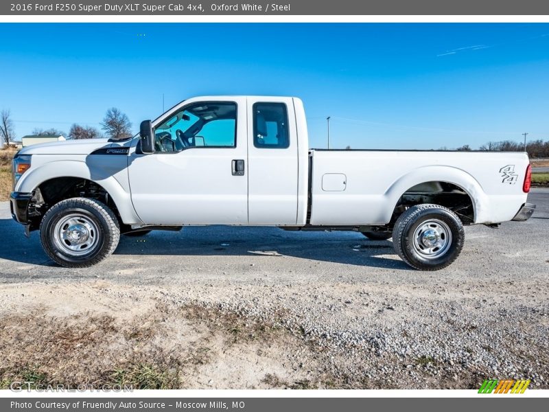Oxford White / Steel 2016 Ford F250 Super Duty XLT Super Cab 4x4