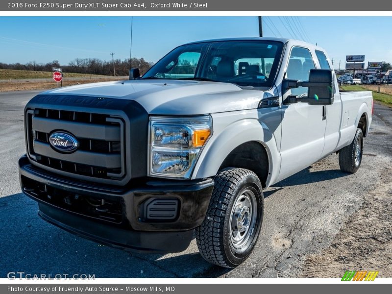 Oxford White / Steel 2016 Ford F250 Super Duty XLT Super Cab 4x4