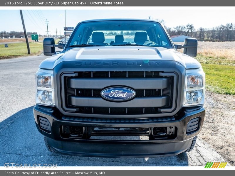 Oxford White / Steel 2016 Ford F250 Super Duty XLT Super Cab 4x4