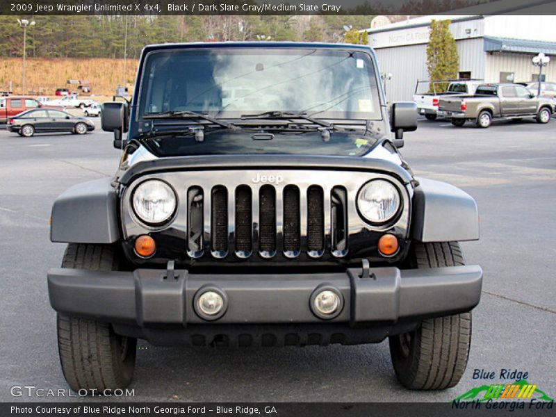 Black / Dark Slate Gray/Medium Slate Gray 2009 Jeep Wrangler Unlimited X 4x4