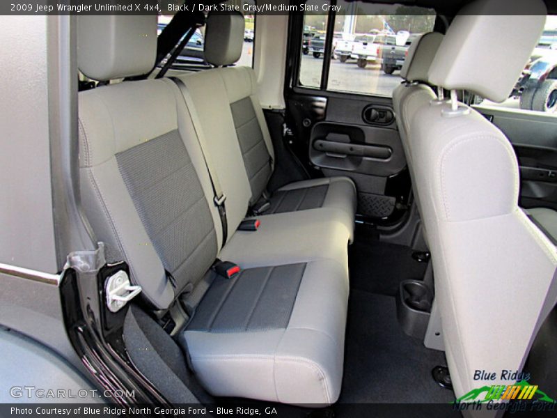 Black / Dark Slate Gray/Medium Slate Gray 2009 Jeep Wrangler Unlimited X 4x4