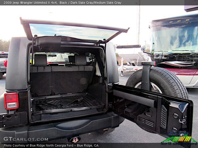 Black / Dark Slate Gray/Medium Slate Gray 2009 Jeep Wrangler Unlimited X 4x4