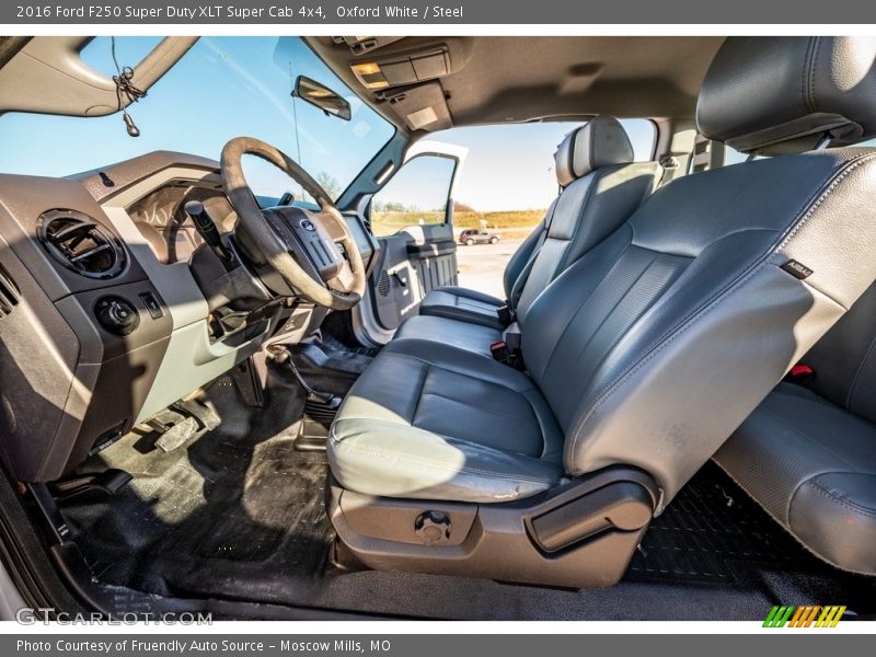 Oxford White / Steel 2016 Ford F250 Super Duty XLT Super Cab 4x4