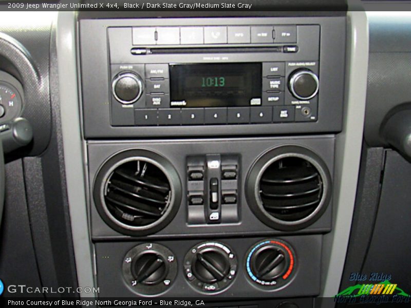 Black / Dark Slate Gray/Medium Slate Gray 2009 Jeep Wrangler Unlimited X 4x4