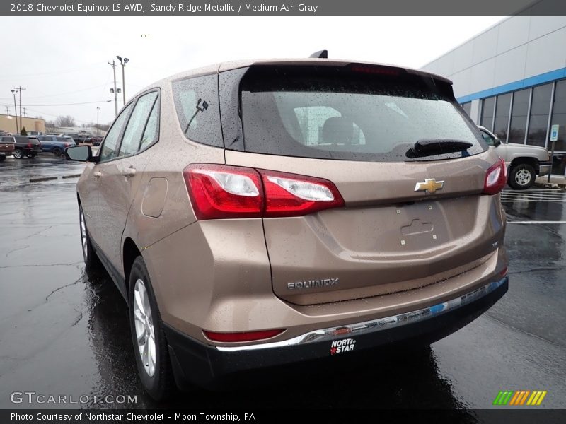 Sandy Ridge Metallic / Medium Ash Gray 2018 Chevrolet Equinox LS AWD