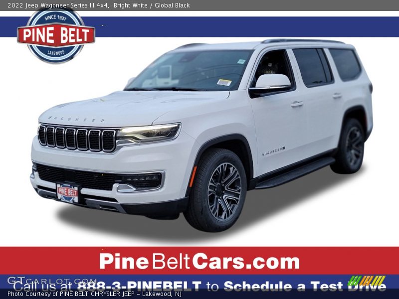 Bright White / Global Black 2022 Jeep Wagoneer Series III 4x4