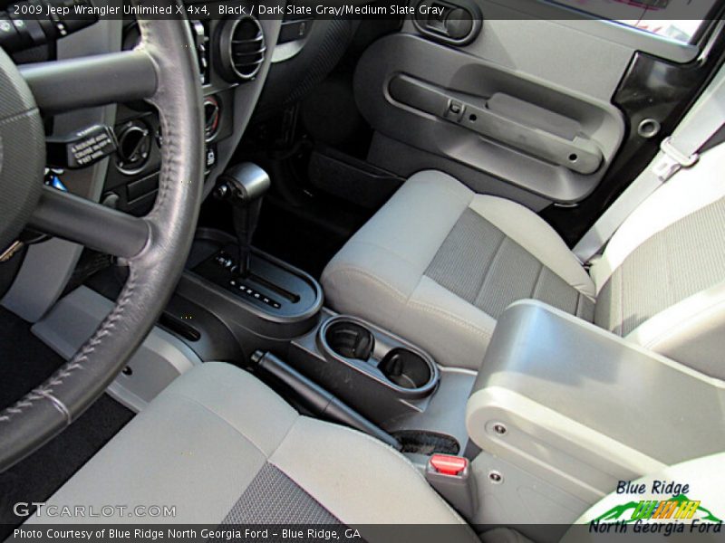 Black / Dark Slate Gray/Medium Slate Gray 2009 Jeep Wrangler Unlimited X 4x4