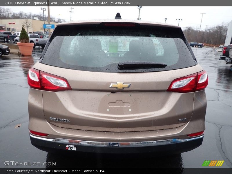 Sandy Ridge Metallic / Medium Ash Gray 2018 Chevrolet Equinox LS AWD