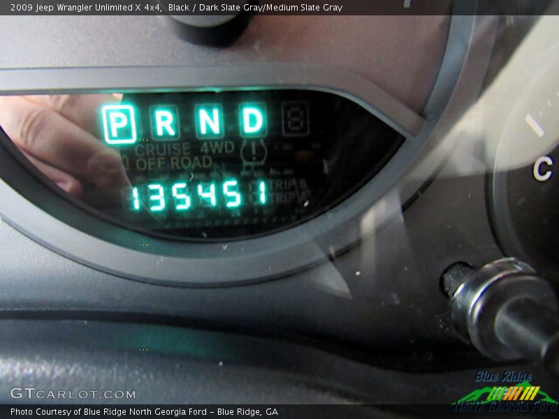 Black / Dark Slate Gray/Medium Slate Gray 2009 Jeep Wrangler Unlimited X 4x4