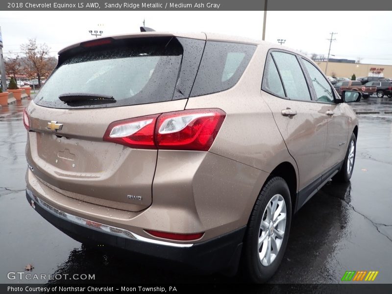 Sandy Ridge Metallic / Medium Ash Gray 2018 Chevrolet Equinox LS AWD
