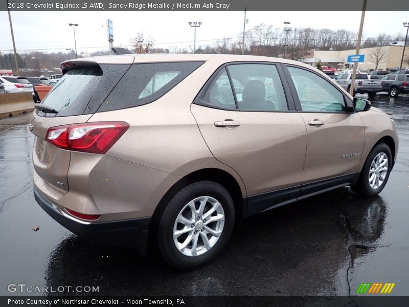 Sandy Ridge Metallic / Medium Ash Gray 2018 Chevrolet Equinox LS AWD