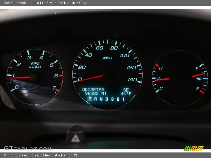 Silverstone Metallic / Gray 2007 Chevrolet Impala LT