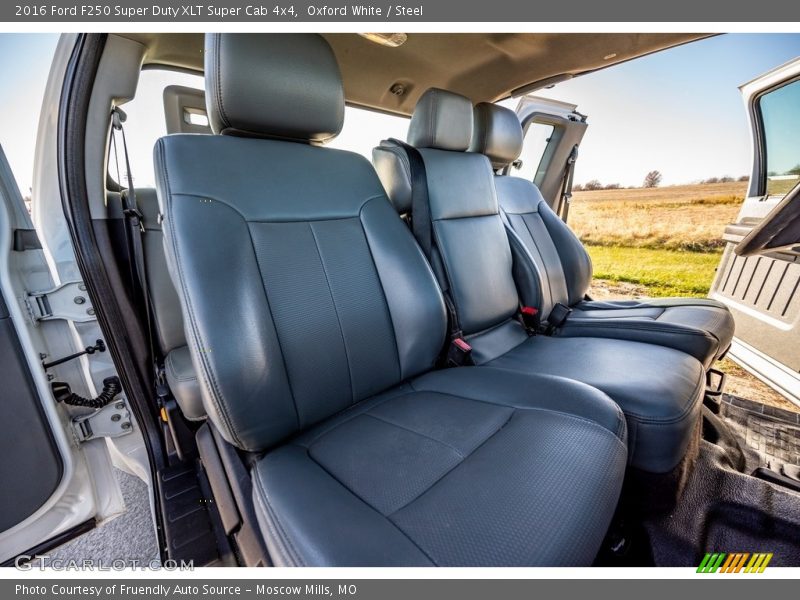 Oxford White / Steel 2016 Ford F250 Super Duty XLT Super Cab 4x4