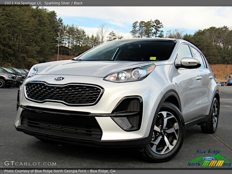 Sparkling Silver / Black 2021 Kia Sportage LX