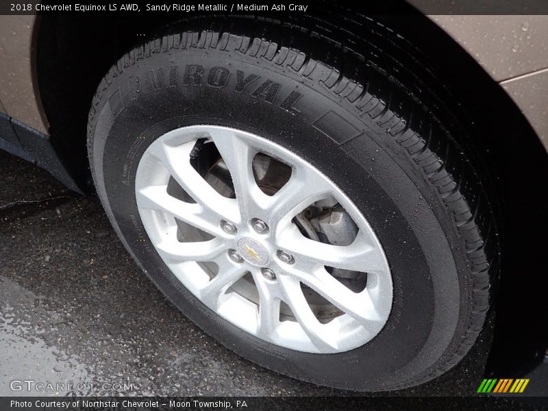 Sandy Ridge Metallic / Medium Ash Gray 2018 Chevrolet Equinox LS AWD