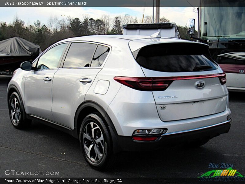 Sparkling Silver / Black 2021 Kia Sportage LX