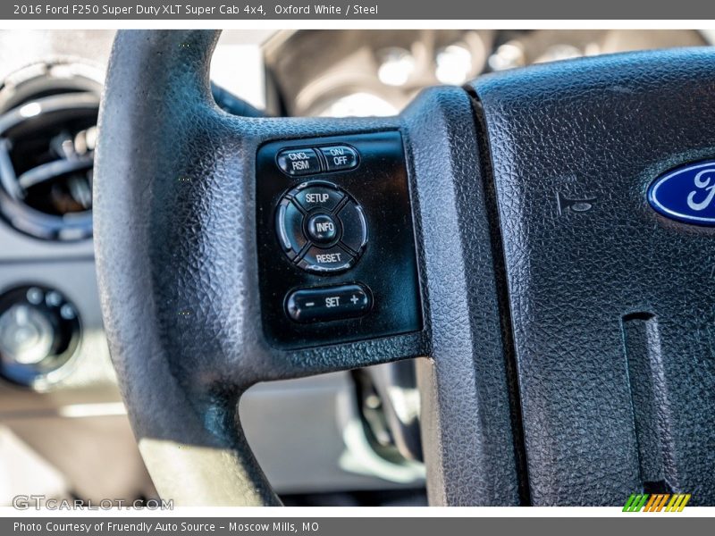 Oxford White / Steel 2016 Ford F250 Super Duty XLT Super Cab 4x4