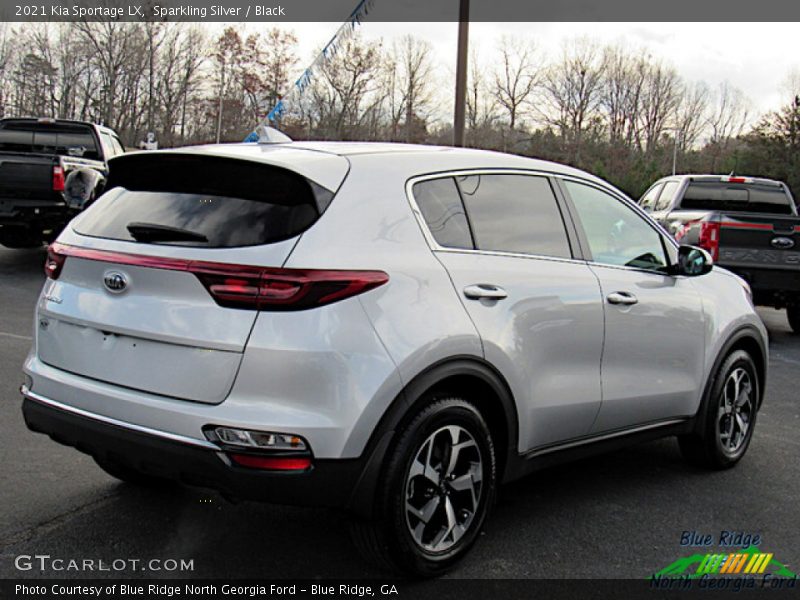 Sparkling Silver / Black 2021 Kia Sportage LX
