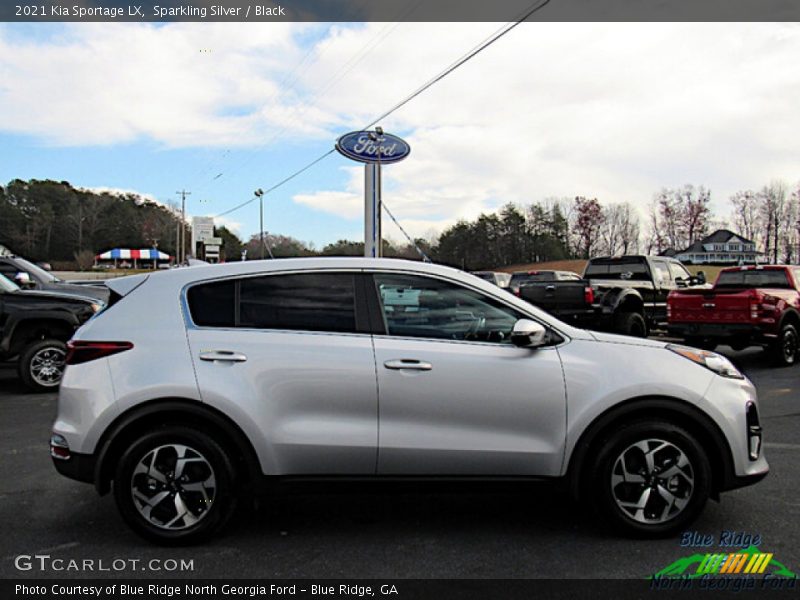 Sparkling Silver / Black 2021 Kia Sportage LX