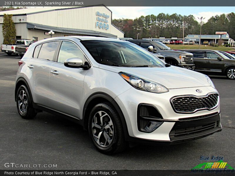 Sparkling Silver / Black 2021 Kia Sportage LX