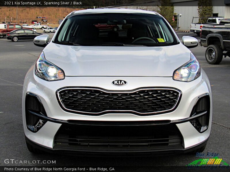 Sparkling Silver / Black 2021 Kia Sportage LX