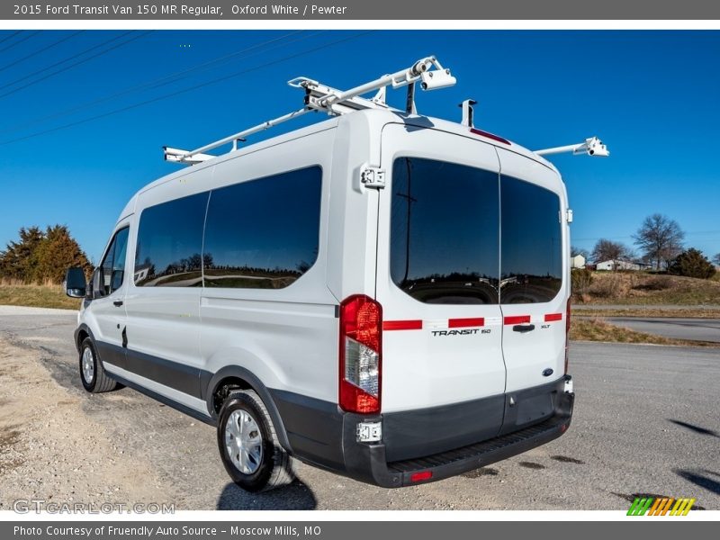 Oxford White / Pewter 2015 Ford Transit Van 150 MR Regular