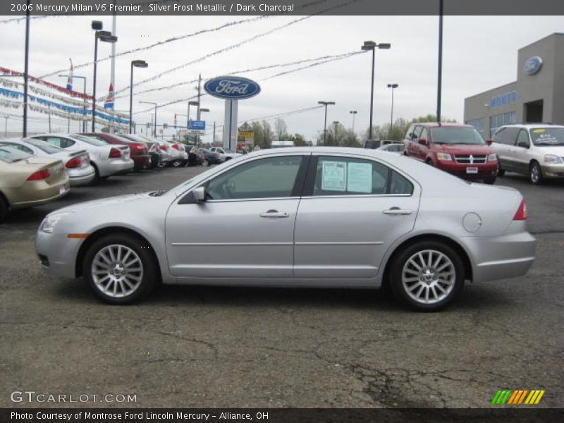 Silver Frost Metallic / Dark Charcoal 2006 Mercury Milan V6 Premier