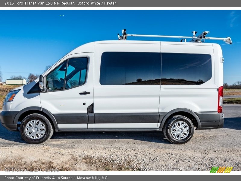 Oxford White / Pewter 2015 Ford Transit Van 150 MR Regular