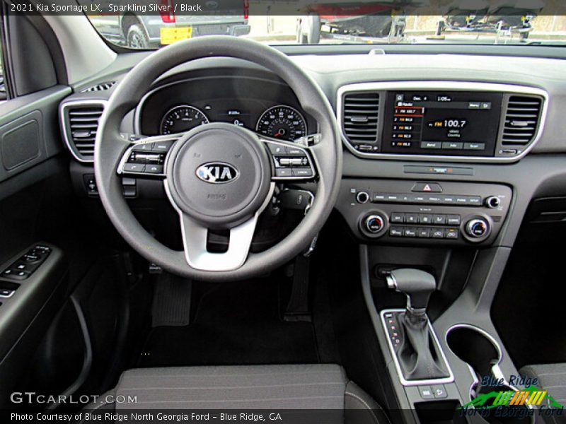Sparkling Silver / Black 2021 Kia Sportage LX