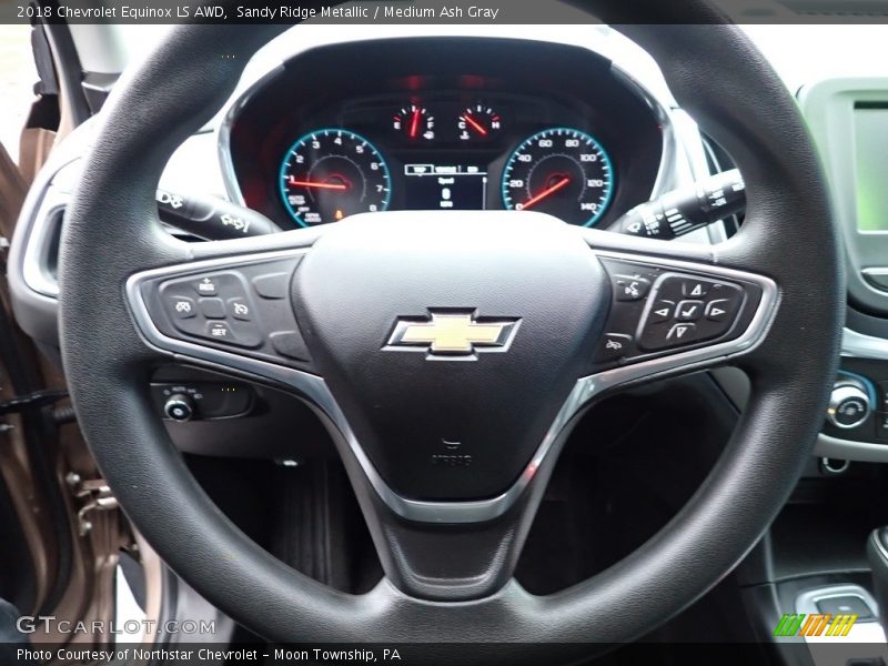 Sandy Ridge Metallic / Medium Ash Gray 2018 Chevrolet Equinox LS AWD