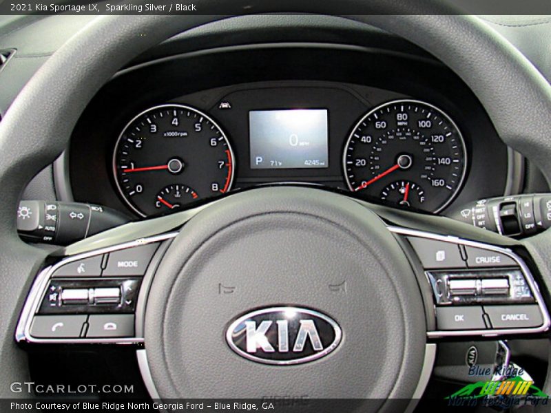 Sparkling Silver / Black 2021 Kia Sportage LX