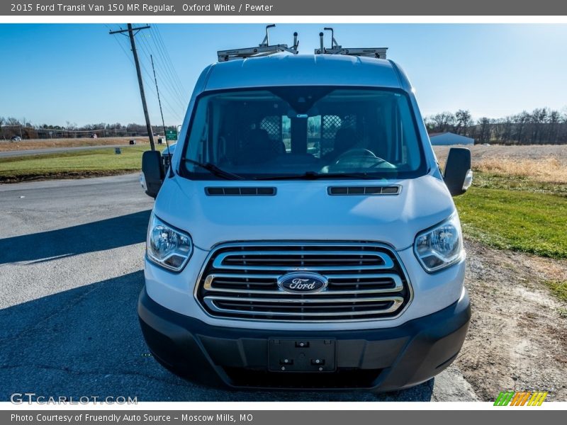 Oxford White / Pewter 2015 Ford Transit Van 150 MR Regular