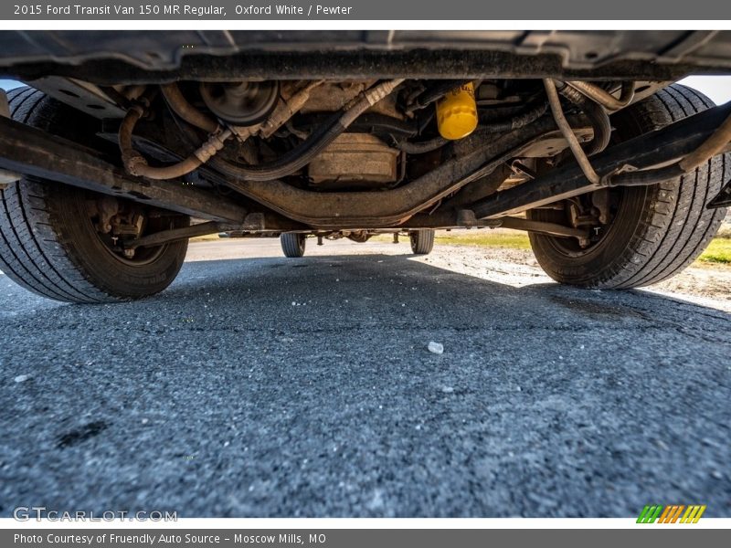 Oxford White / Pewter 2015 Ford Transit Van 150 MR Regular