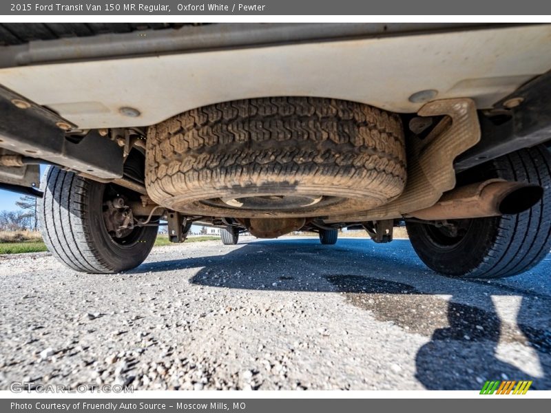 Oxford White / Pewter 2015 Ford Transit Van 150 MR Regular
