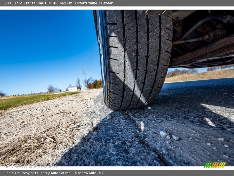 Oxford White / Pewter 2015 Ford Transit Van 150 MR Regular