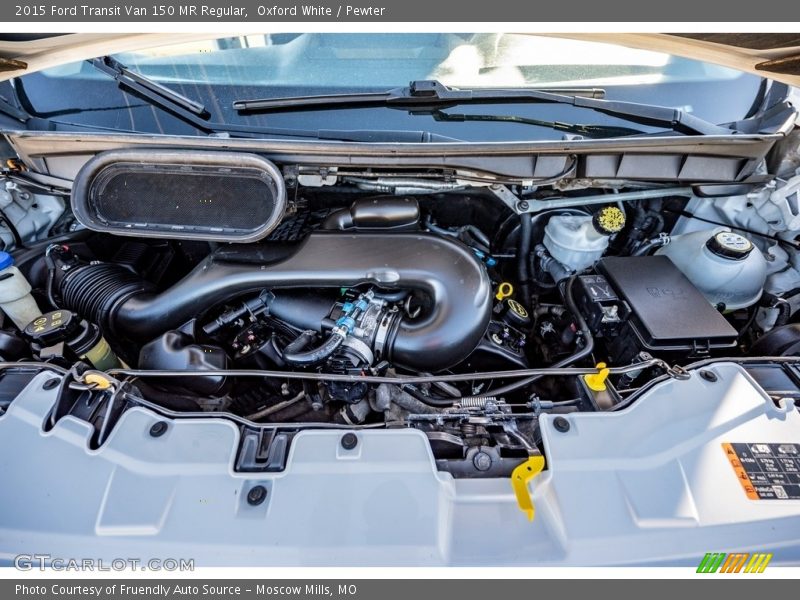 Oxford White / Pewter 2015 Ford Transit Van 150 MR Regular