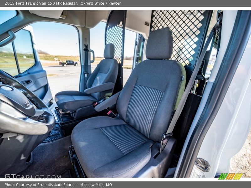 Oxford White / Pewter 2015 Ford Transit Van 150 MR Regular