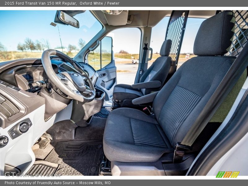 Oxford White / Pewter 2015 Ford Transit Van 150 MR Regular