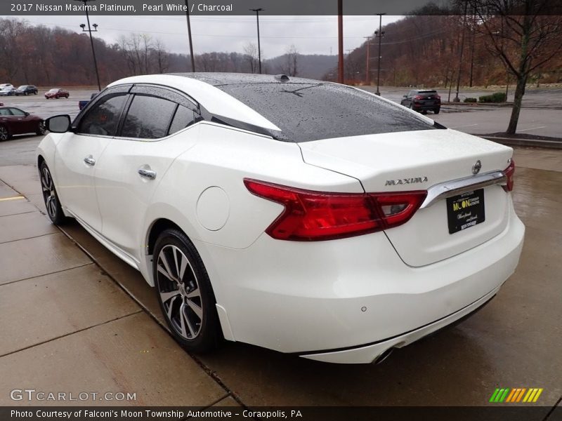 Pearl White / Charcoal 2017 Nissan Maxima Platinum