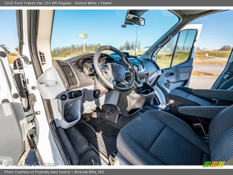 Oxford White / Pewter 2015 Ford Transit Van 150 MR Regular