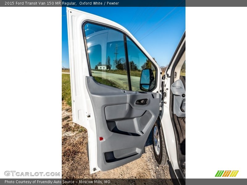 Oxford White / Pewter 2015 Ford Transit Van 150 MR Regular