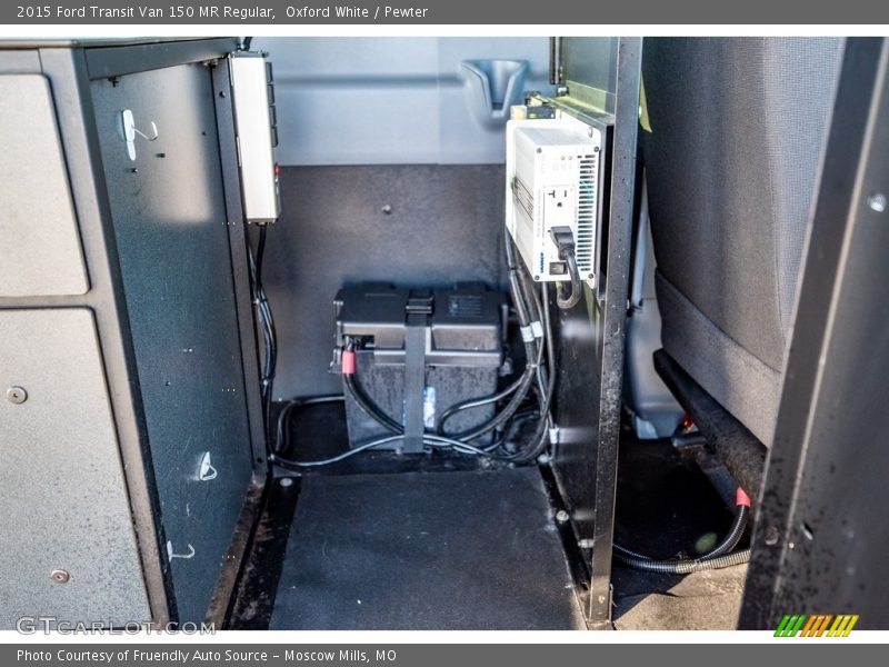 Oxford White / Pewter 2015 Ford Transit Van 150 MR Regular