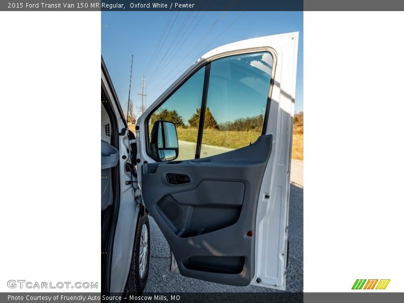 Oxford White / Pewter 2015 Ford Transit Van 150 MR Regular