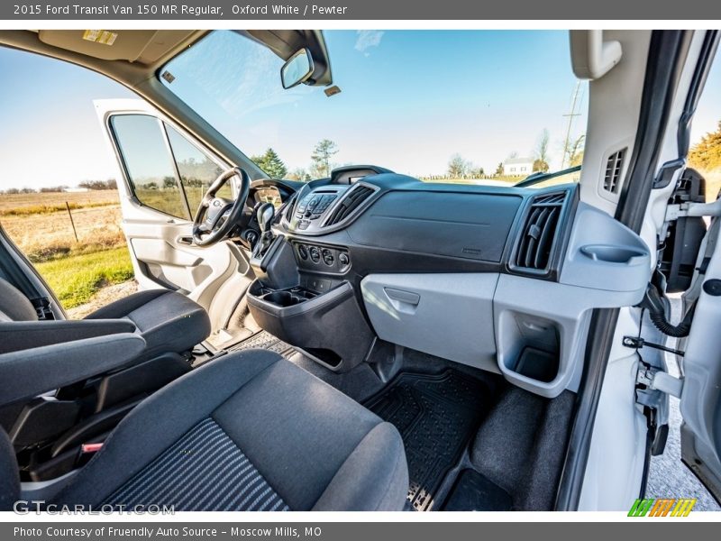 Oxford White / Pewter 2015 Ford Transit Van 150 MR Regular