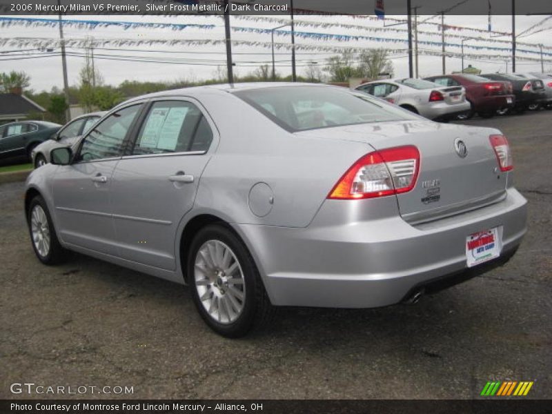 Silver Frost Metallic / Dark Charcoal 2006 Mercury Milan V6 Premier