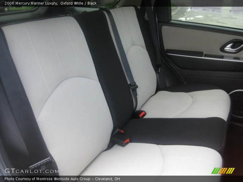 Oxford White / Black 2006 Mercury Mariner Luxury