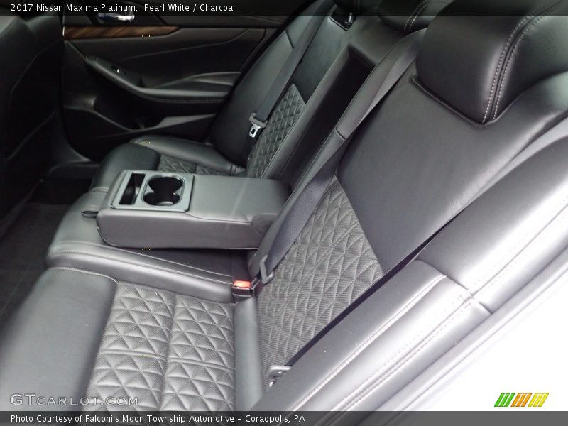 Pearl White / Charcoal 2017 Nissan Maxima Platinum
