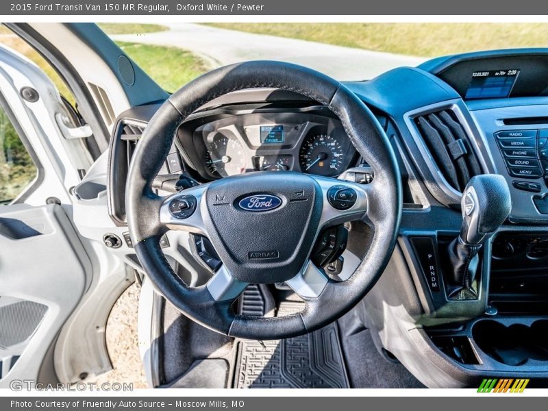 Oxford White / Pewter 2015 Ford Transit Van 150 MR Regular
