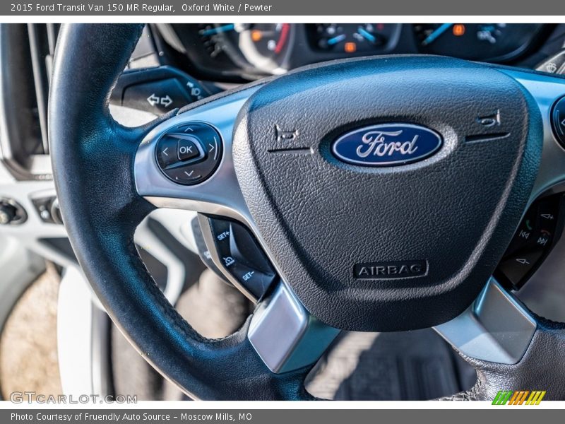 Oxford White / Pewter 2015 Ford Transit Van 150 MR Regular