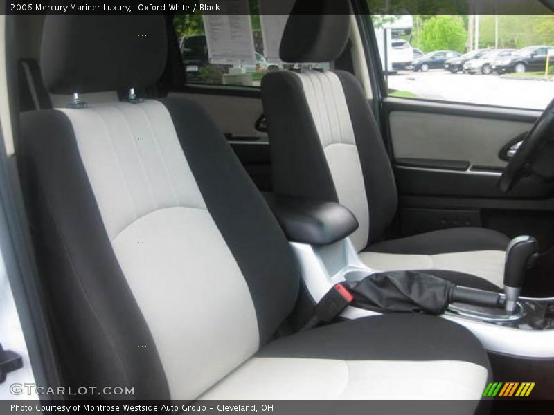 Oxford White / Black 2006 Mercury Mariner Luxury